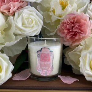 Bougie à la rose