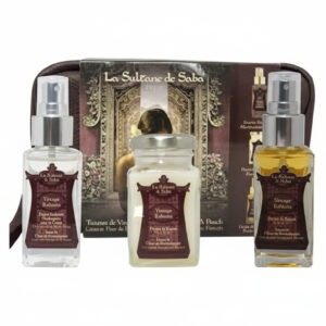 Trousse de Voyage Balinais Lotus et Fleur de Frangipanier